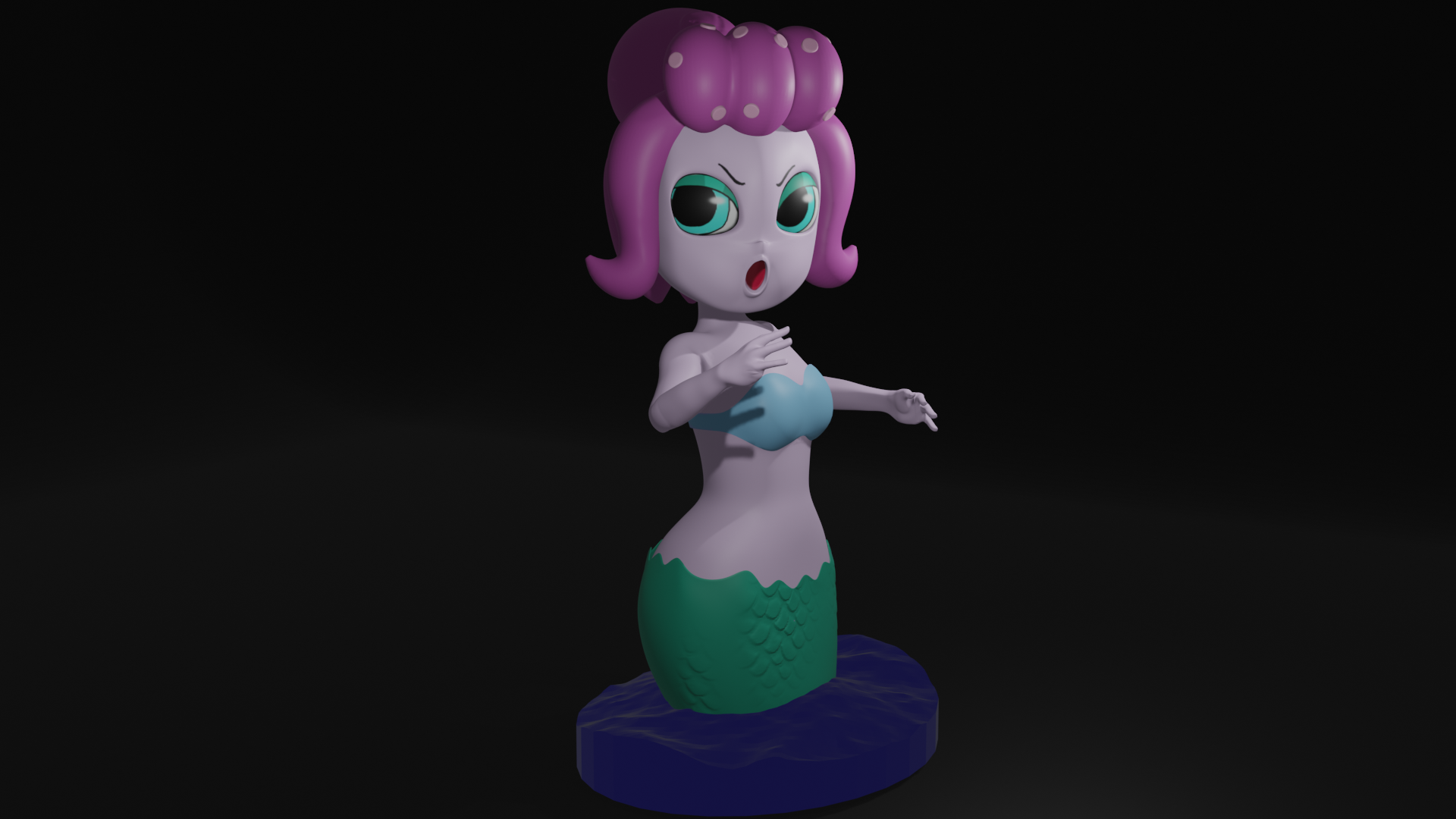 Cala maria (from cuphead) by Ivan Flower | Download free STL model |  Printables.com