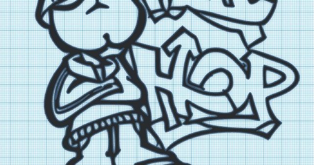 GRAFFITI - SPRAY CAN - WALL ART by Ogama Industries, Download free STL  model