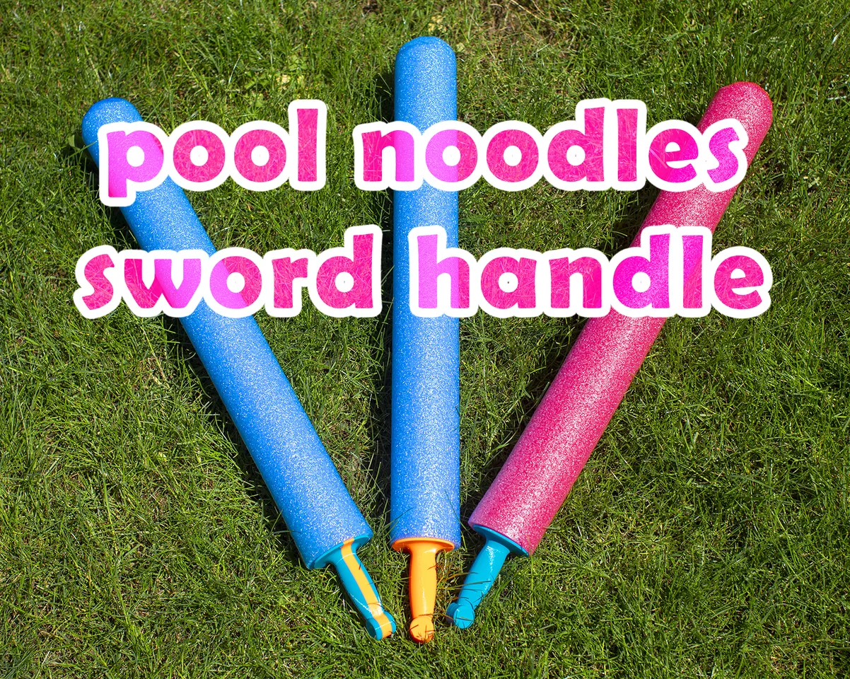 Sword handle for pool noodles by Martin, Download free STL model