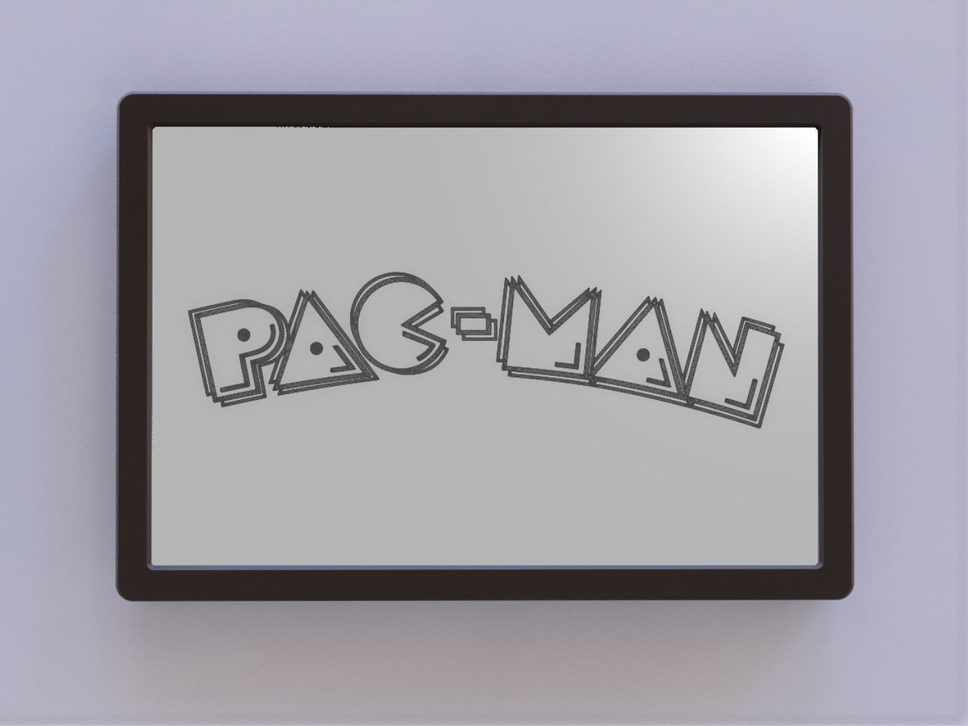 Pac-Man Logo Wall Art