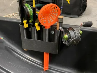 ice fishing sled pole holder