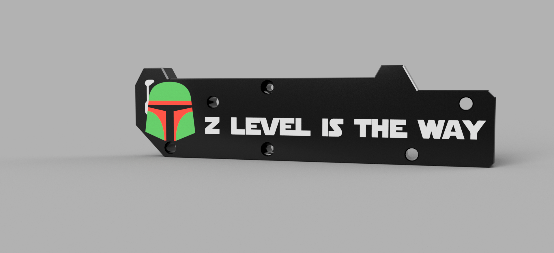 Prusa Mini Front Panel Boba Fett V2