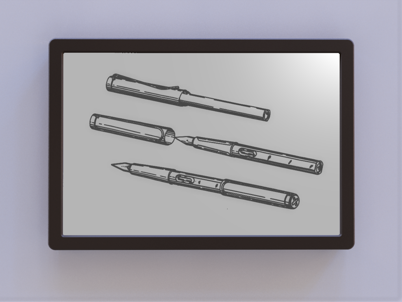 Fountain Pen Patent Art
