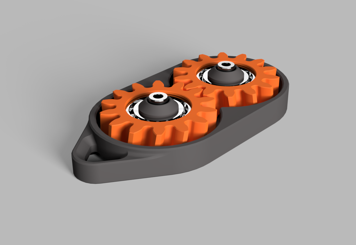 Gear Spinner Keychain