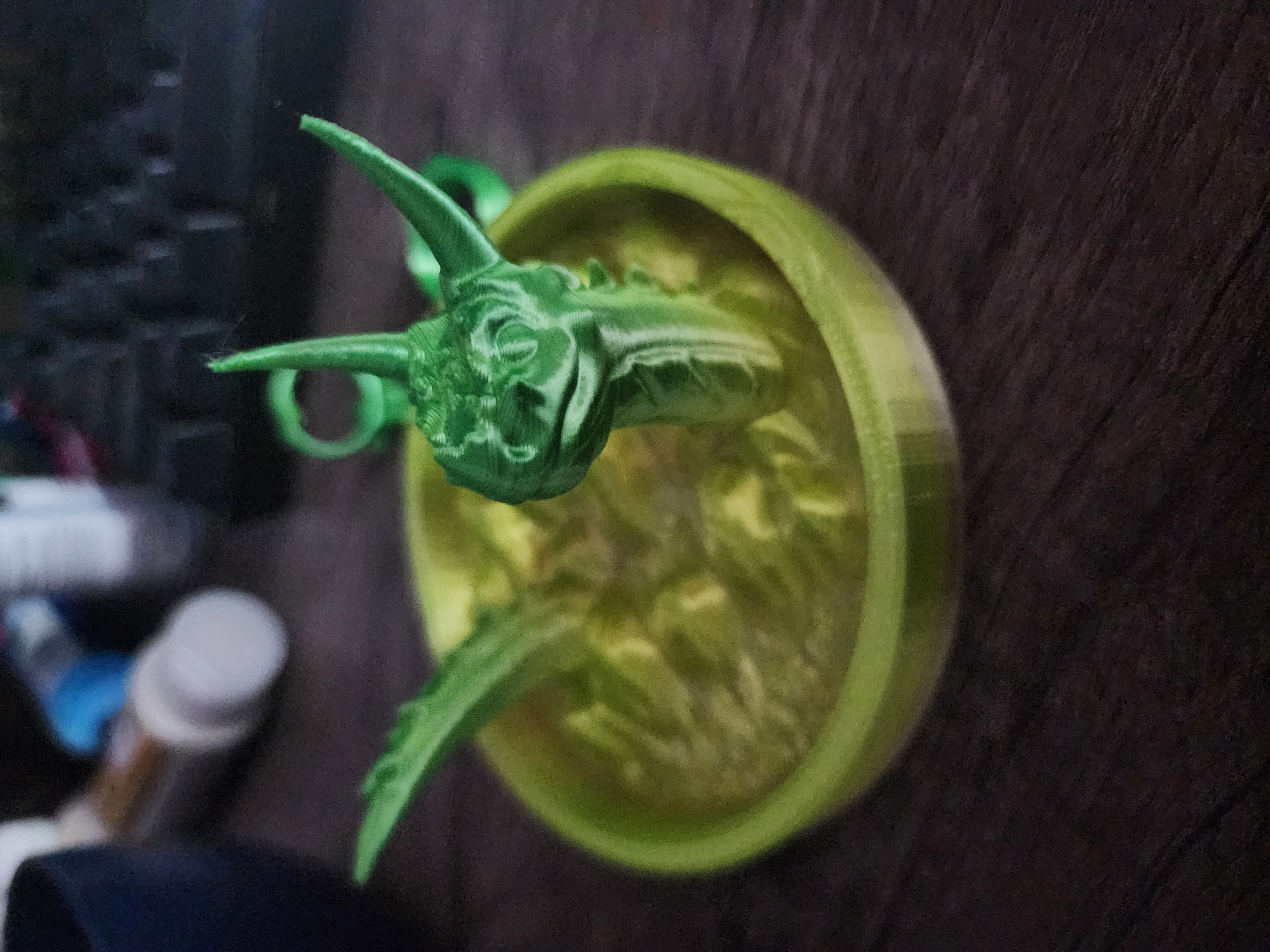 Horned Sea Serpent Ring Holder