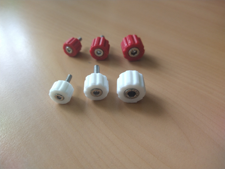 Knob for socket caphead screws in M3, M4 and M5 by David_J Download