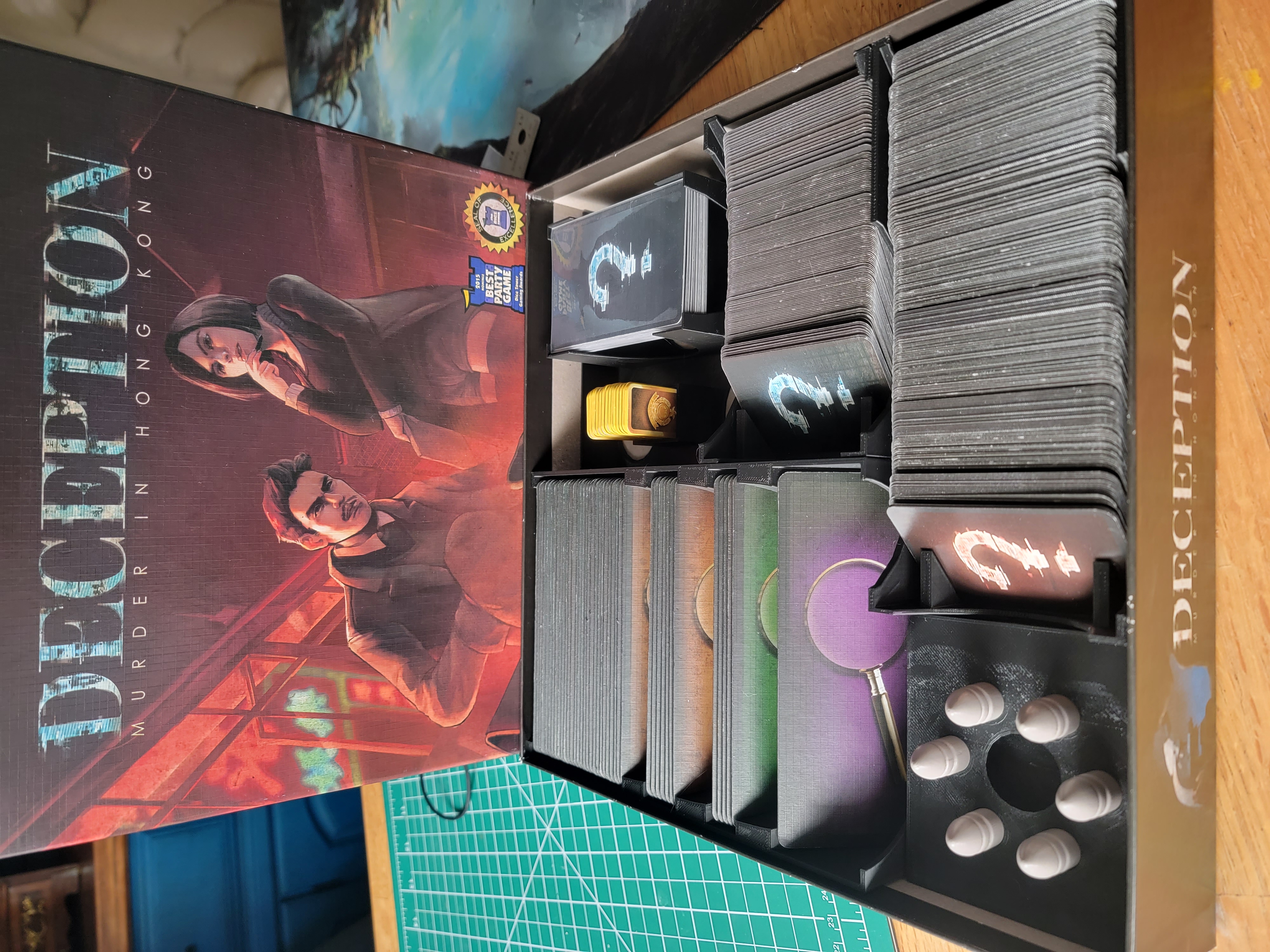 Deception Murder in Hong Kong and Expansion Insert Inlay Organizer