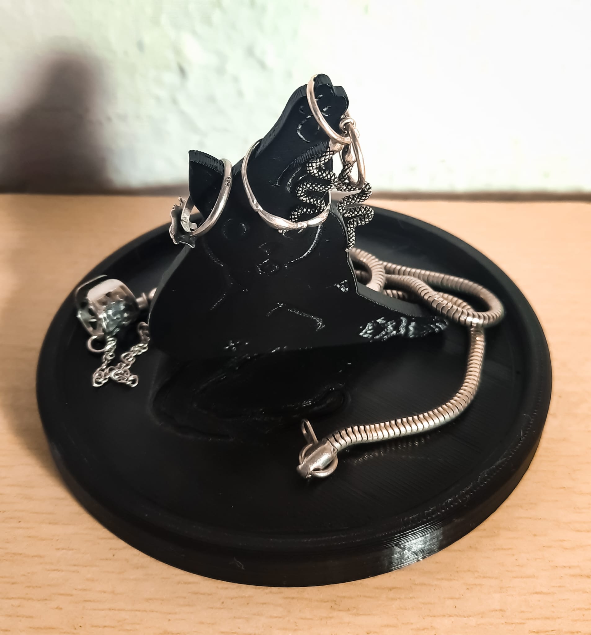 Miniatura 3 do modelo 3D Licking kitten ringholder