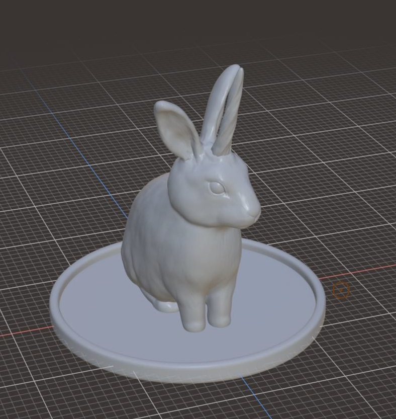 Miniatura 5 do modelo 3D UNICORN Rabbit Ring Holder