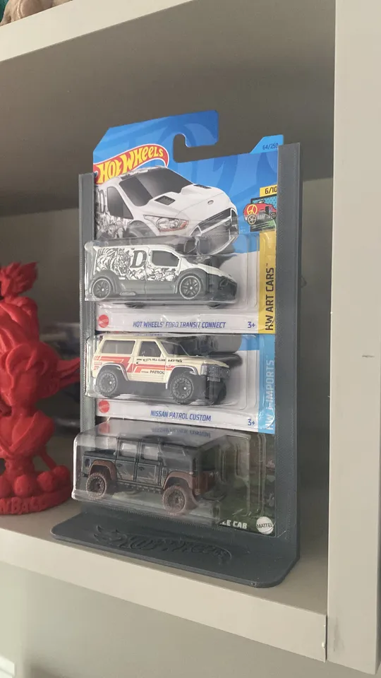 Display hot wheels imprimir