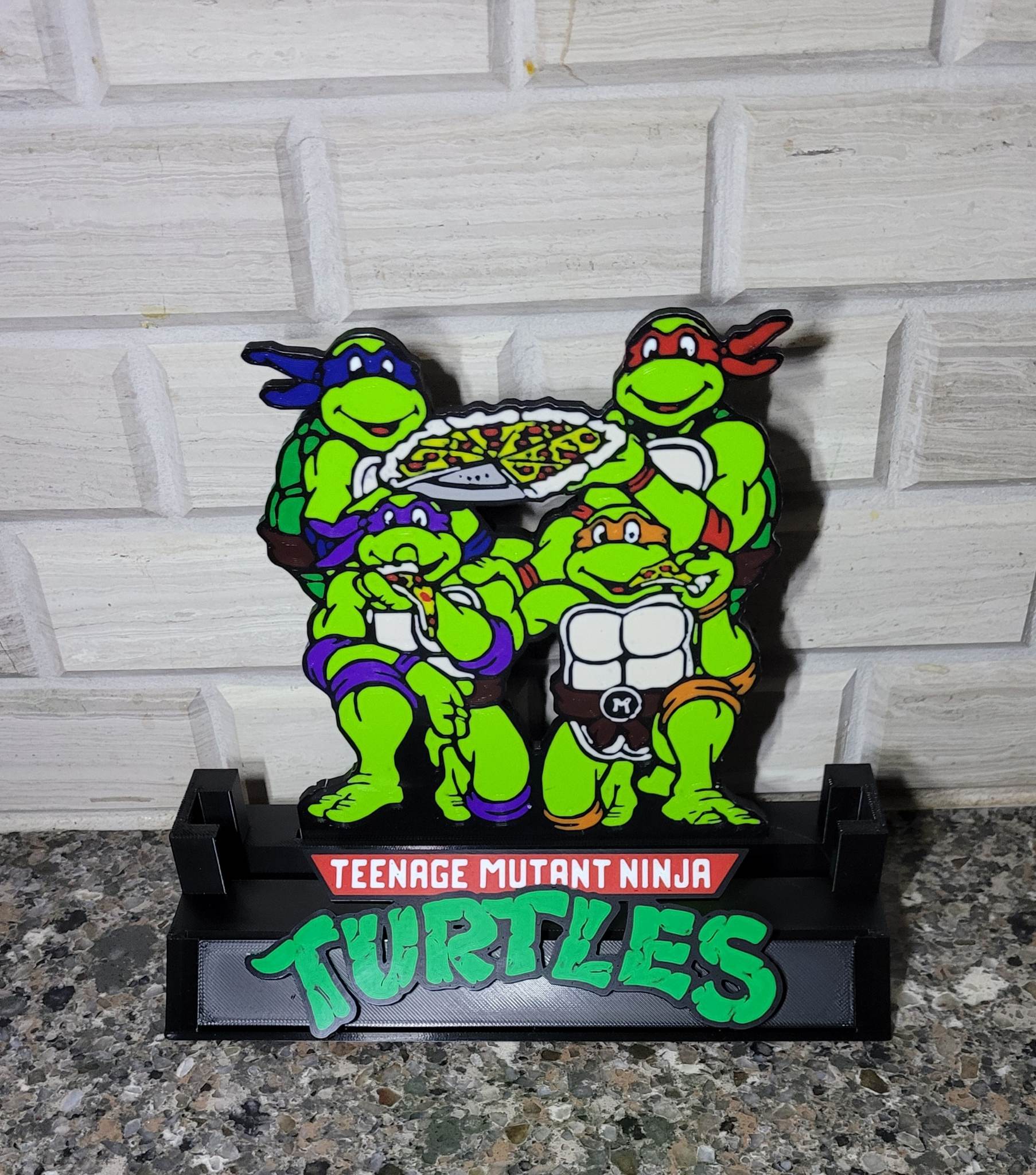 Teenage Mutant Ninja Turtle Wall Book Stand Backing TMNT by