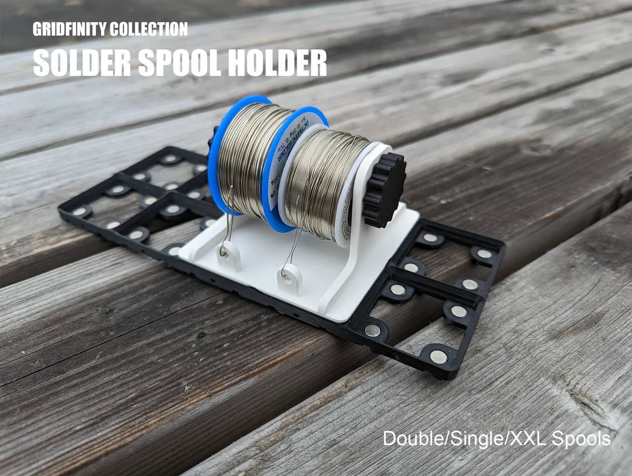 Solder Spool Holder for Electronics 