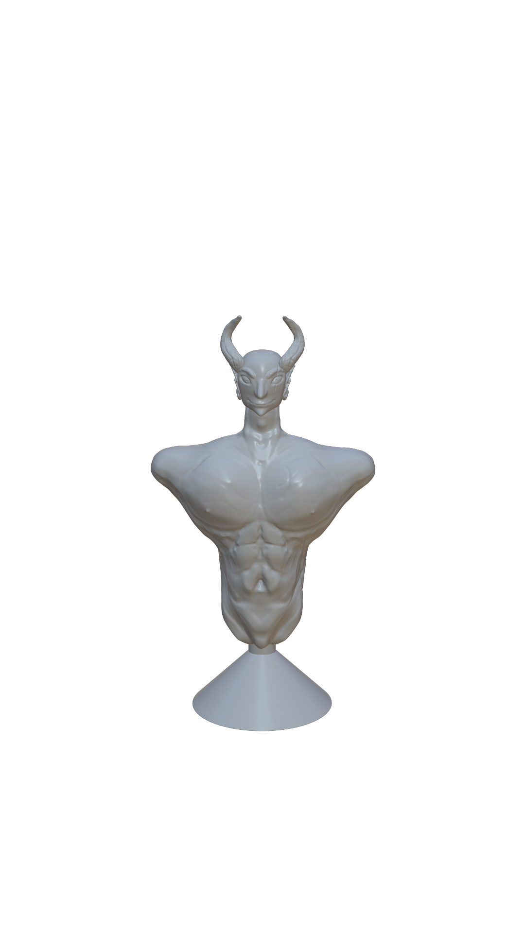 elf/demon/horned figure?