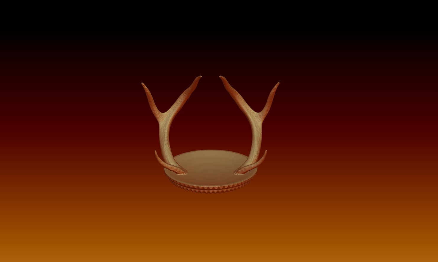 Ring holder - antlers