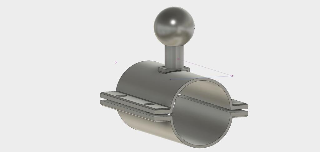 motorcycle ball mount