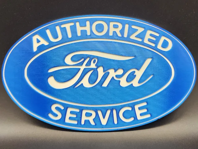 Ford Service Sign 2 Color