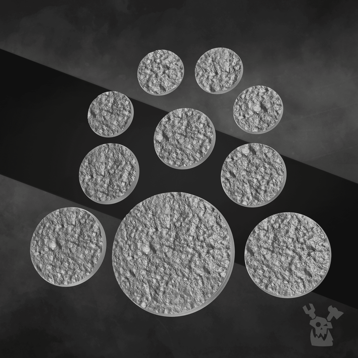 Decorative bases "War field" Set
