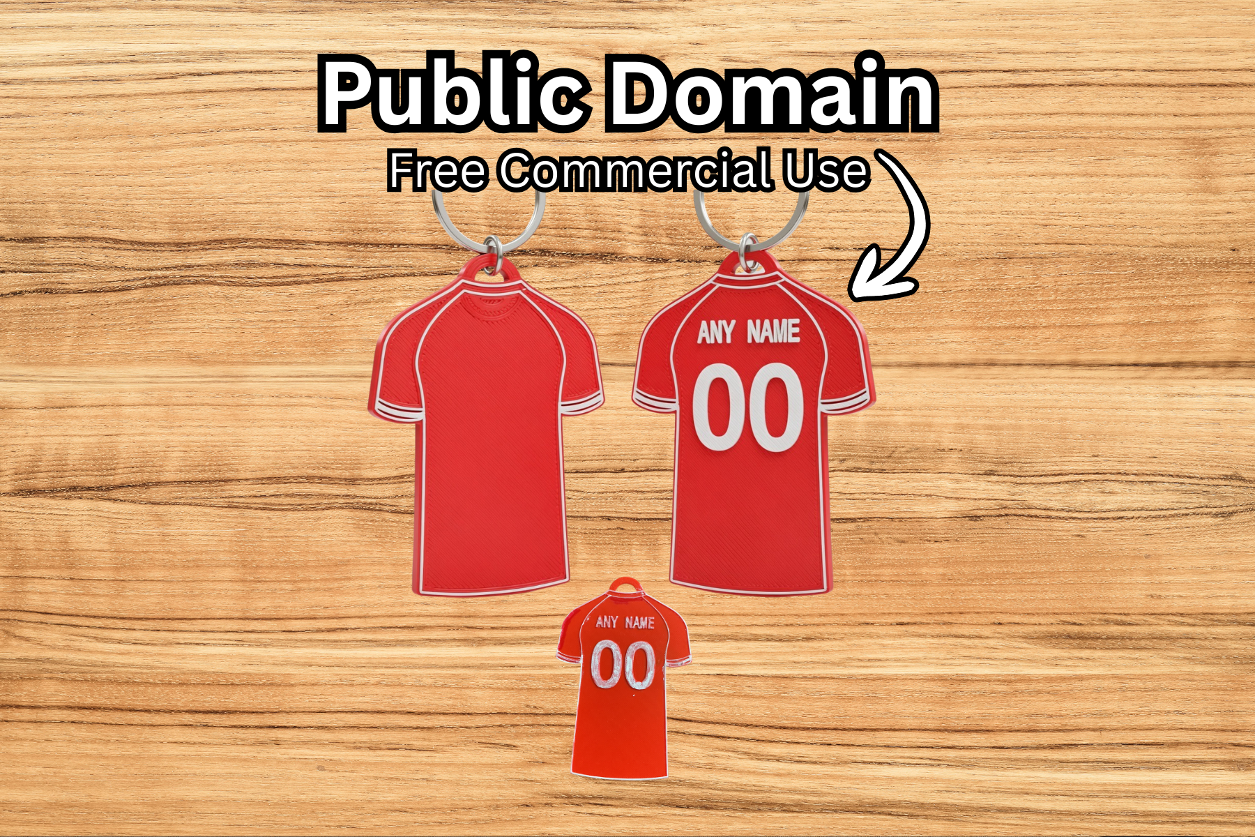 Blank Customizable Liverpool Jersey Keychain