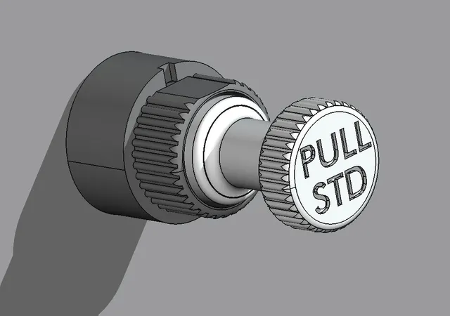 Airbus A320 EFIS Baro Knob