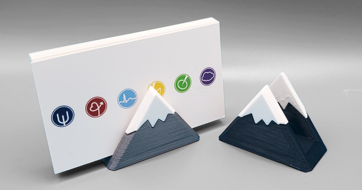 Mountain Business Card Holder (Low Profile) by Ziggy | Download free ...