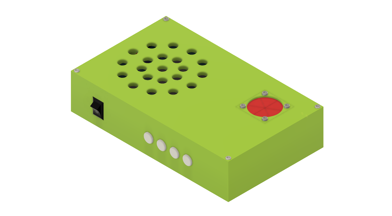 Server Rack LED Strip Controller Veroboard Case