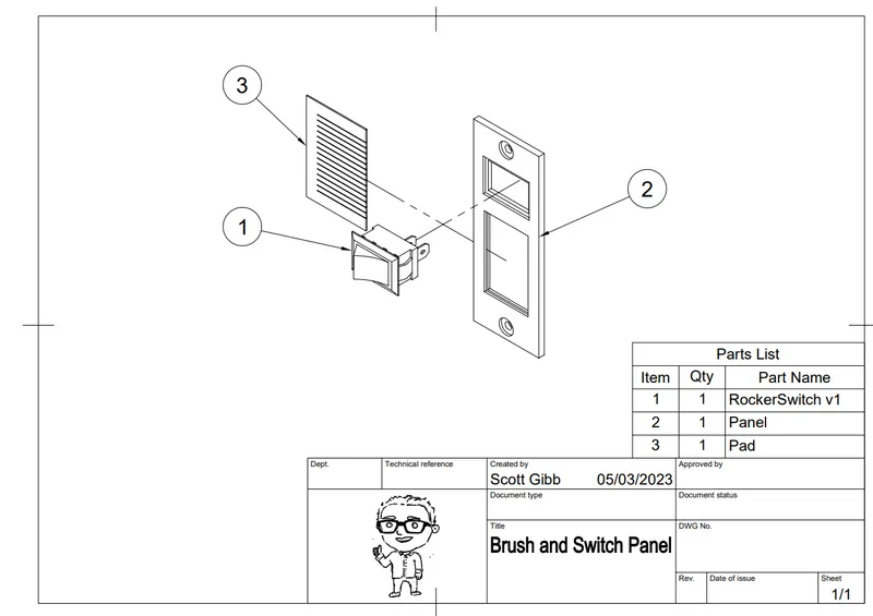 Brush and Switch Server Panel by Scott Gibb | Download free STL model ...