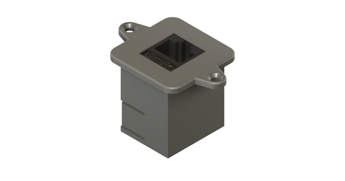 RJ45 Inline Coupler Keystone Case by Scott Gibb | Download free STL ...