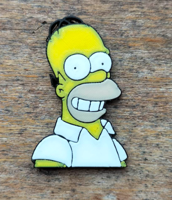 Homer Simpson Keychain