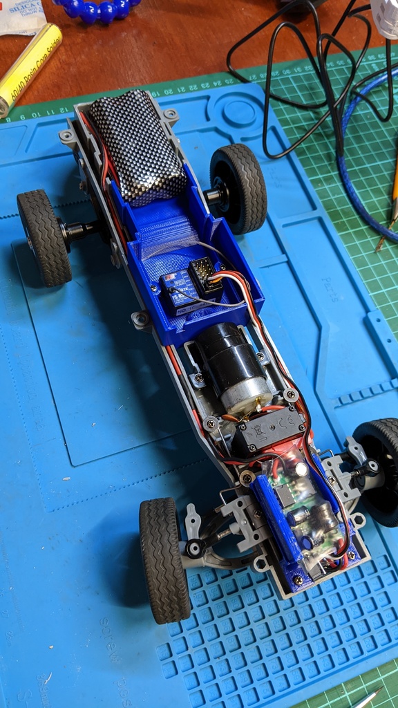 WPL D12 electronics mounts