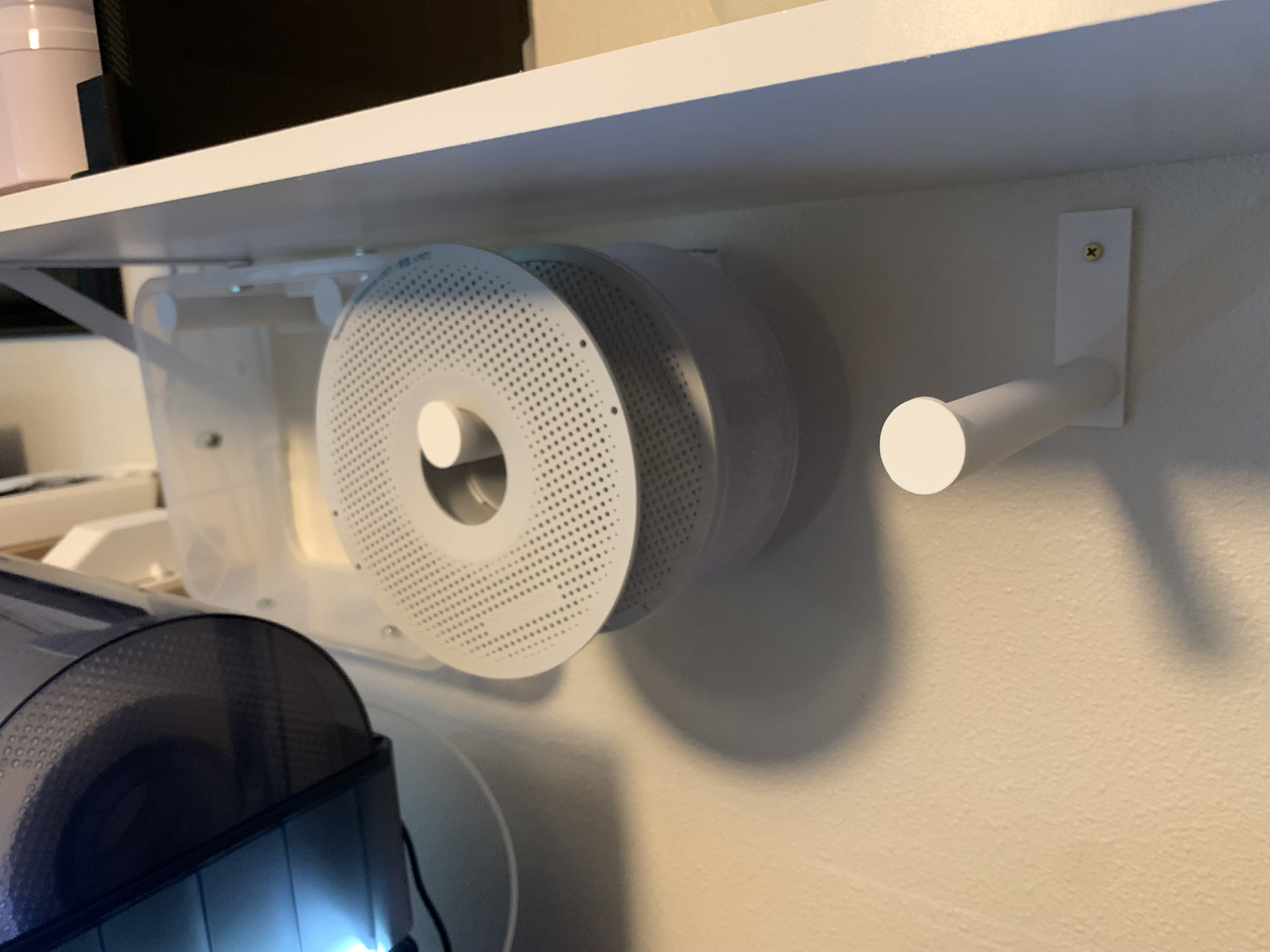 Empty Filament Spool Holder Wall Mount