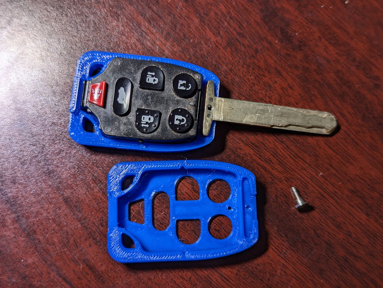 Honda Key Fob shell by SirHair Download free STL model