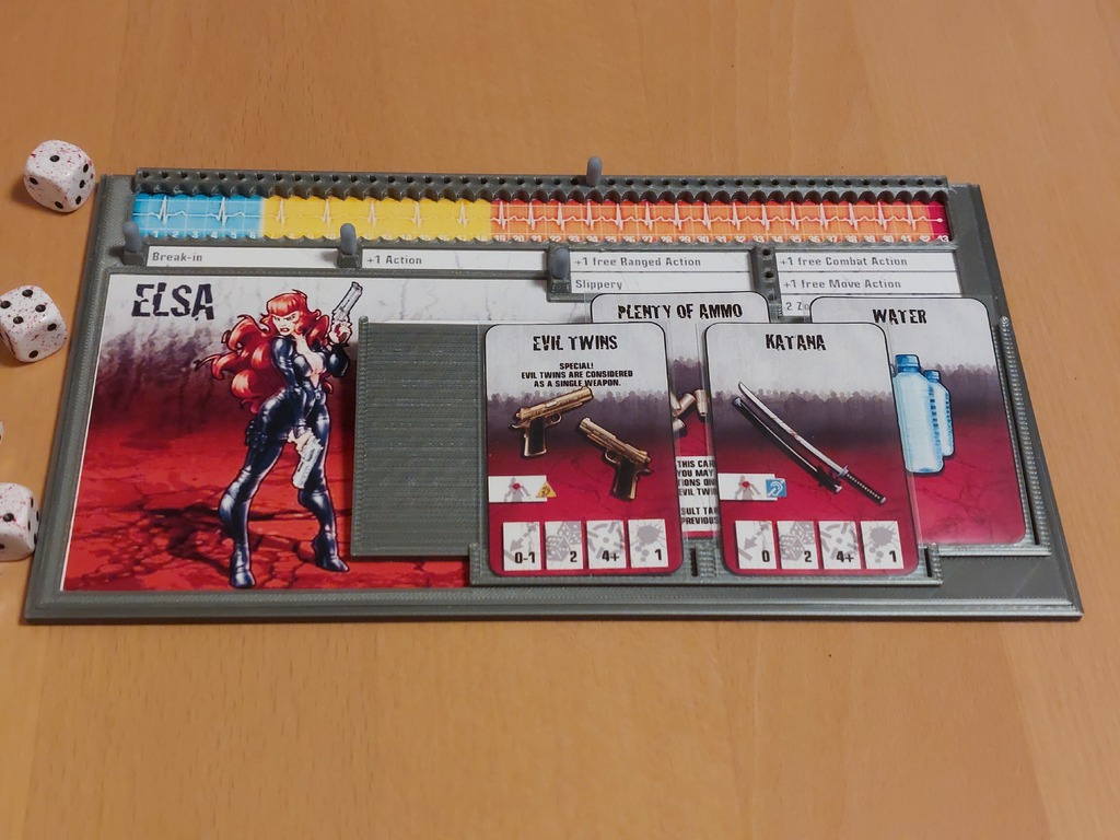 Zombicide Character Board Update by Udo's 3D World Download free