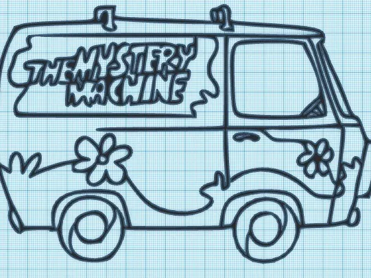 MYSTERY MACHINE - WALL ART