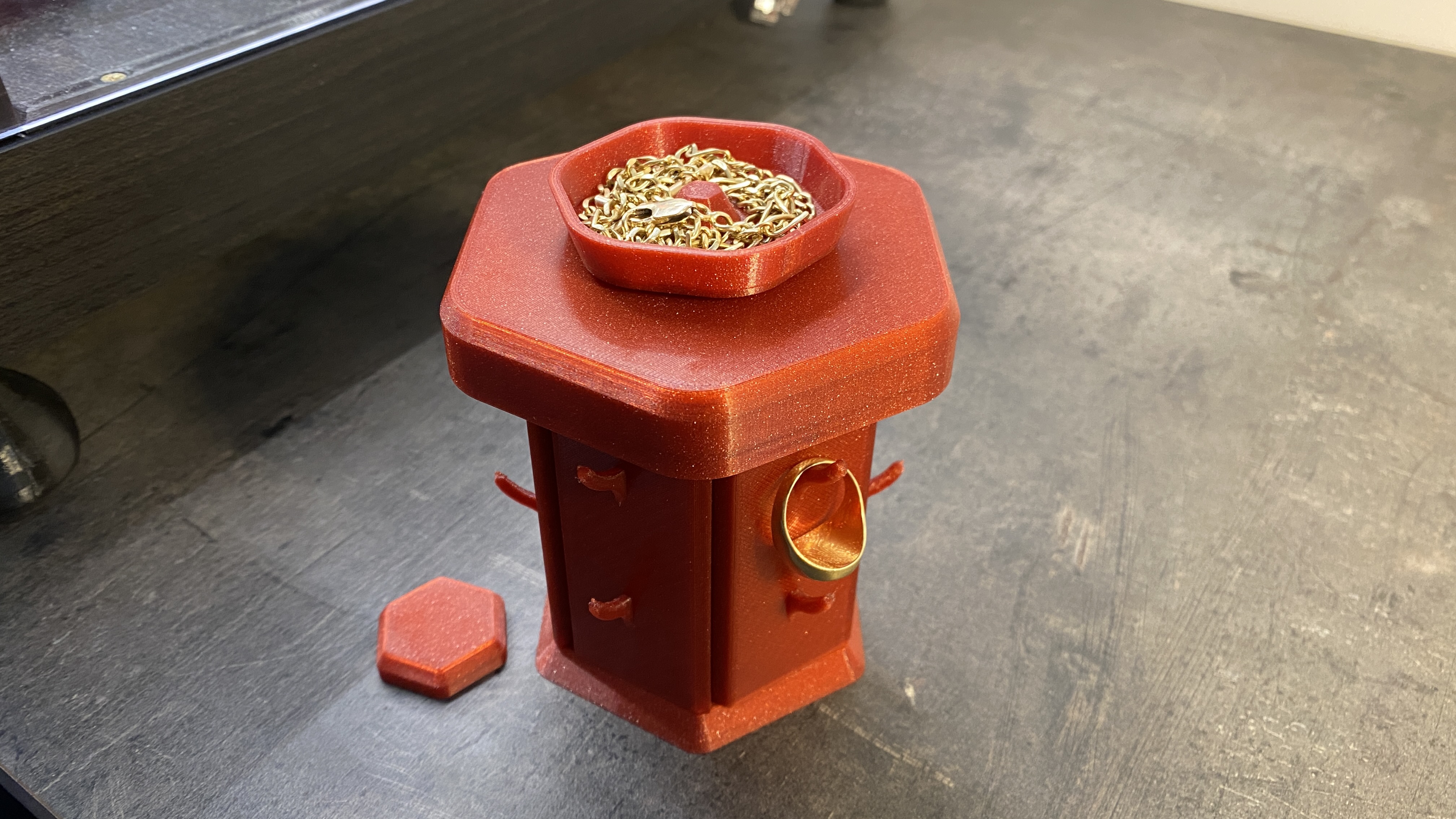 Miniatura 6 do modelo 3D Closable ring stand.