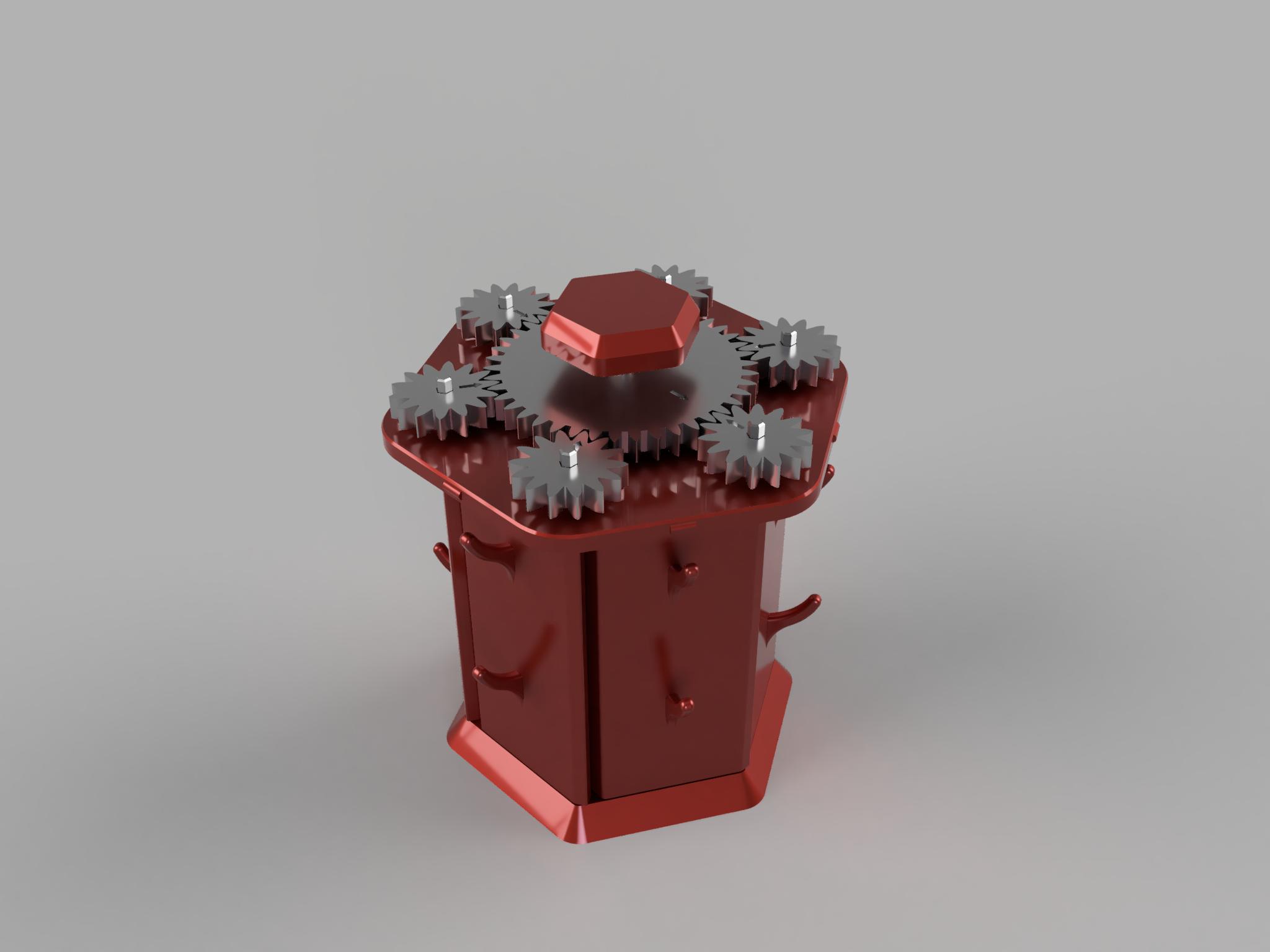Miniatura 11 do modelo 3D Closable ring stand.