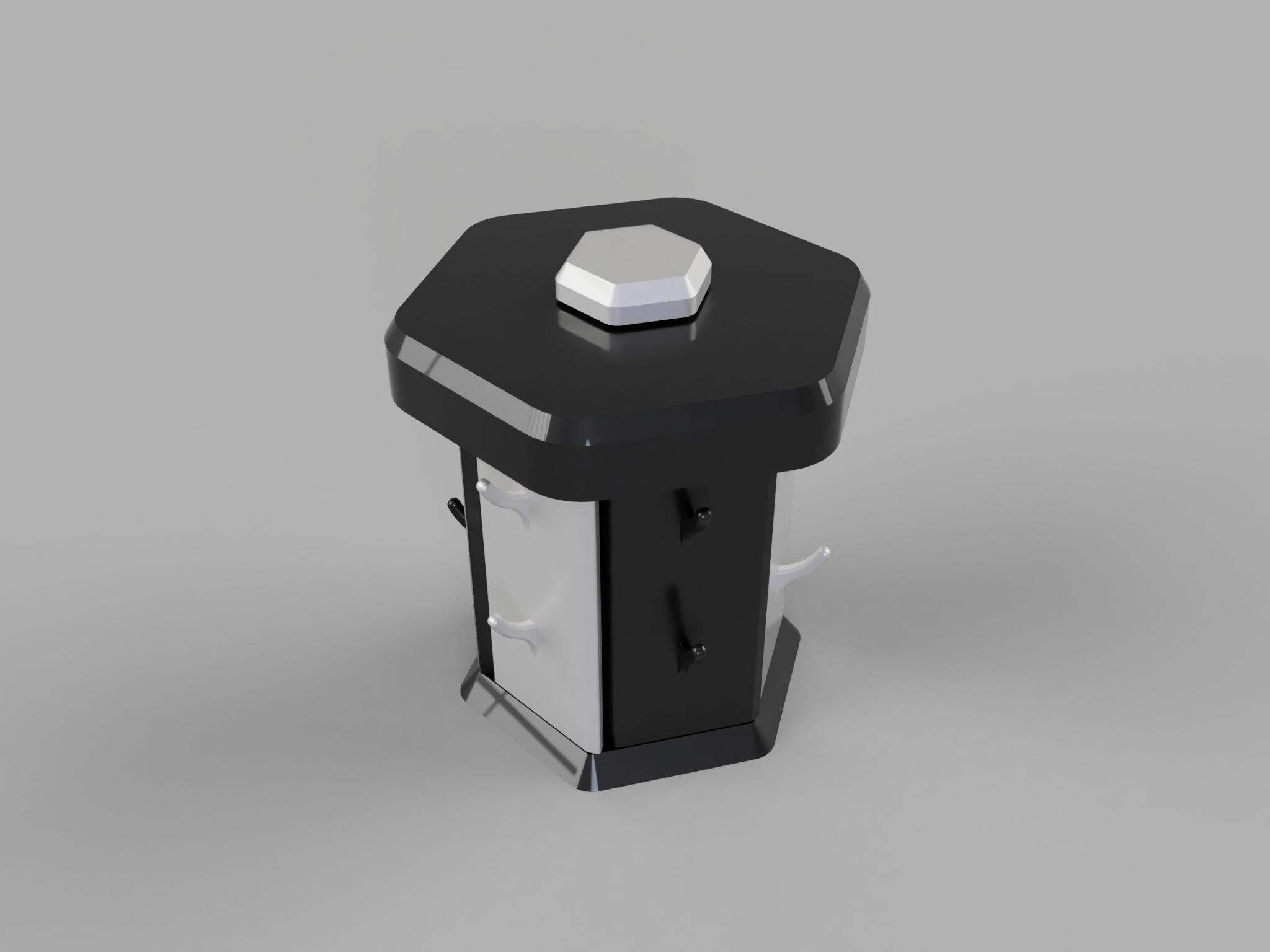 Miniatura 13 do modelo 3D Closable ring stand.