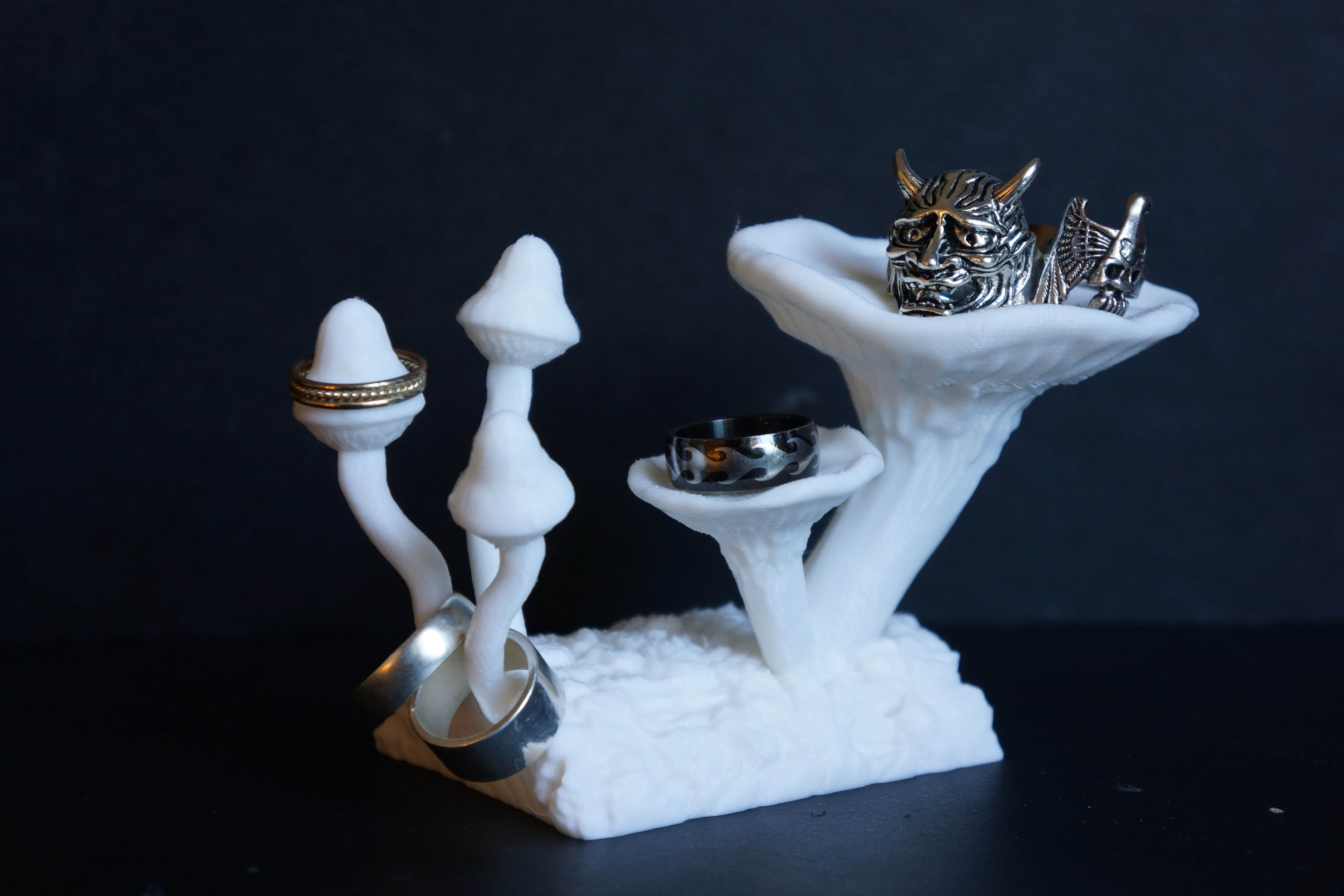 Mushroom Ring Holder