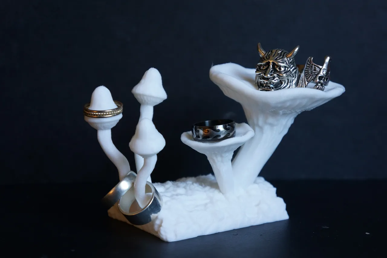 Mushroom Ring Holder by Yburan Download free STL model Printables