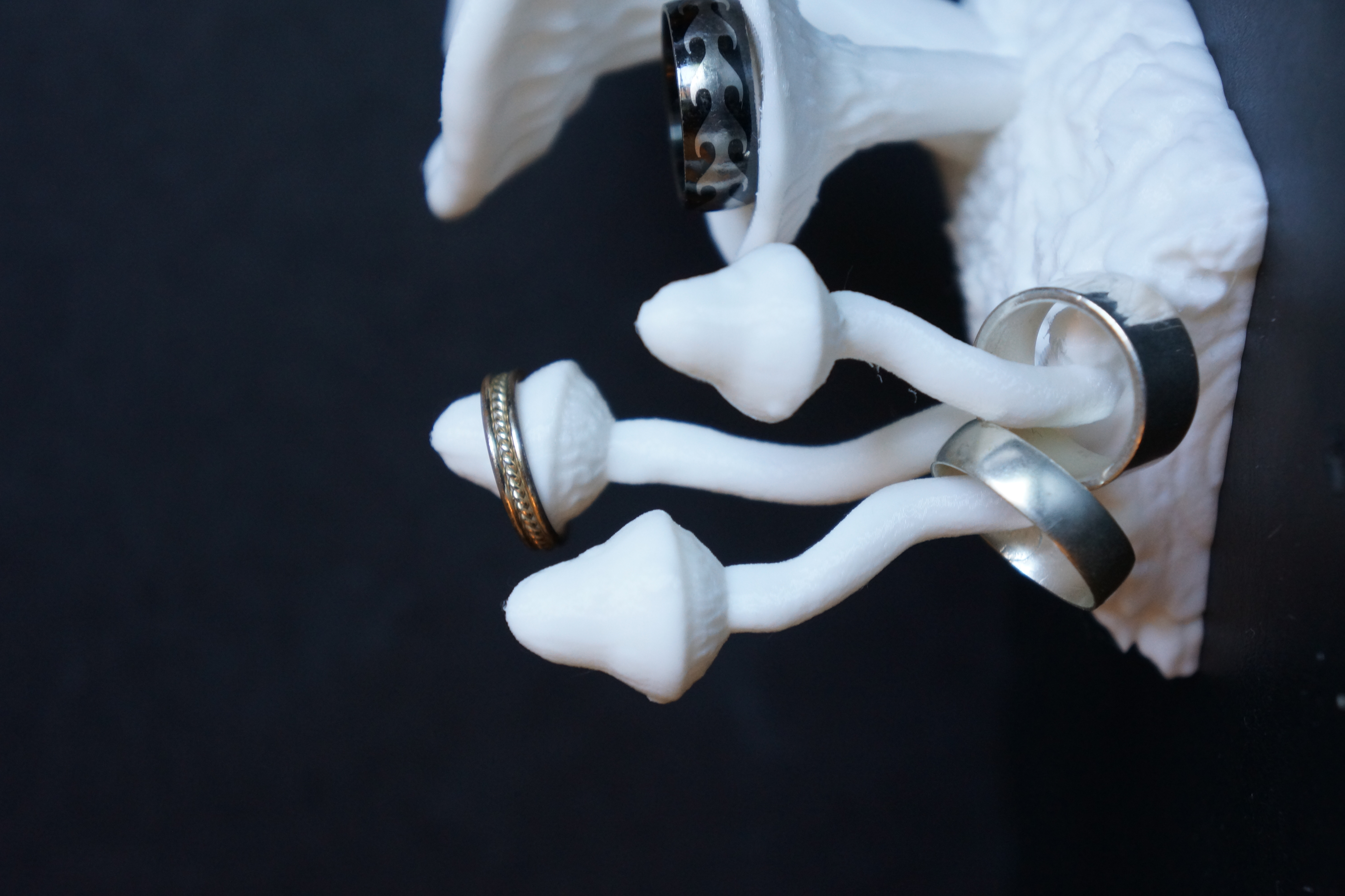 Miniatura 3 do modelo 3D Mushroom Ring Holder