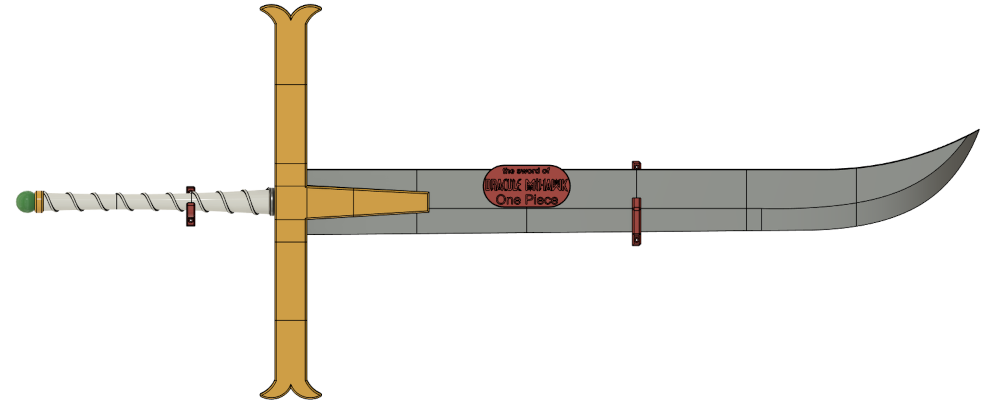 The Sword of Dracule "Hawk-Eye" Mihawk, One Piece (live action)