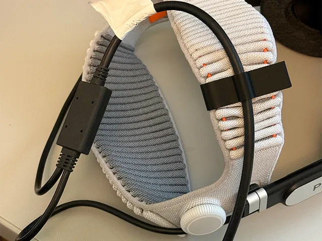 PIMAX Vision Pro knit band cable clip