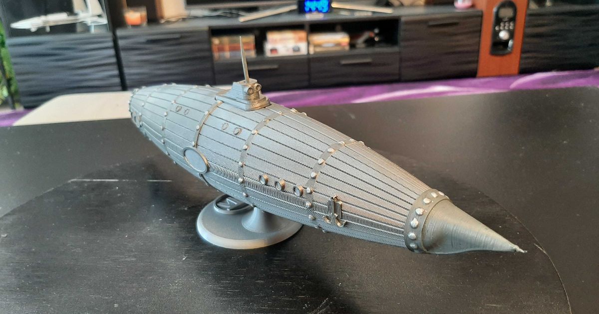 Pirate Submarine Verne, Zeman by Martin Download free STL model