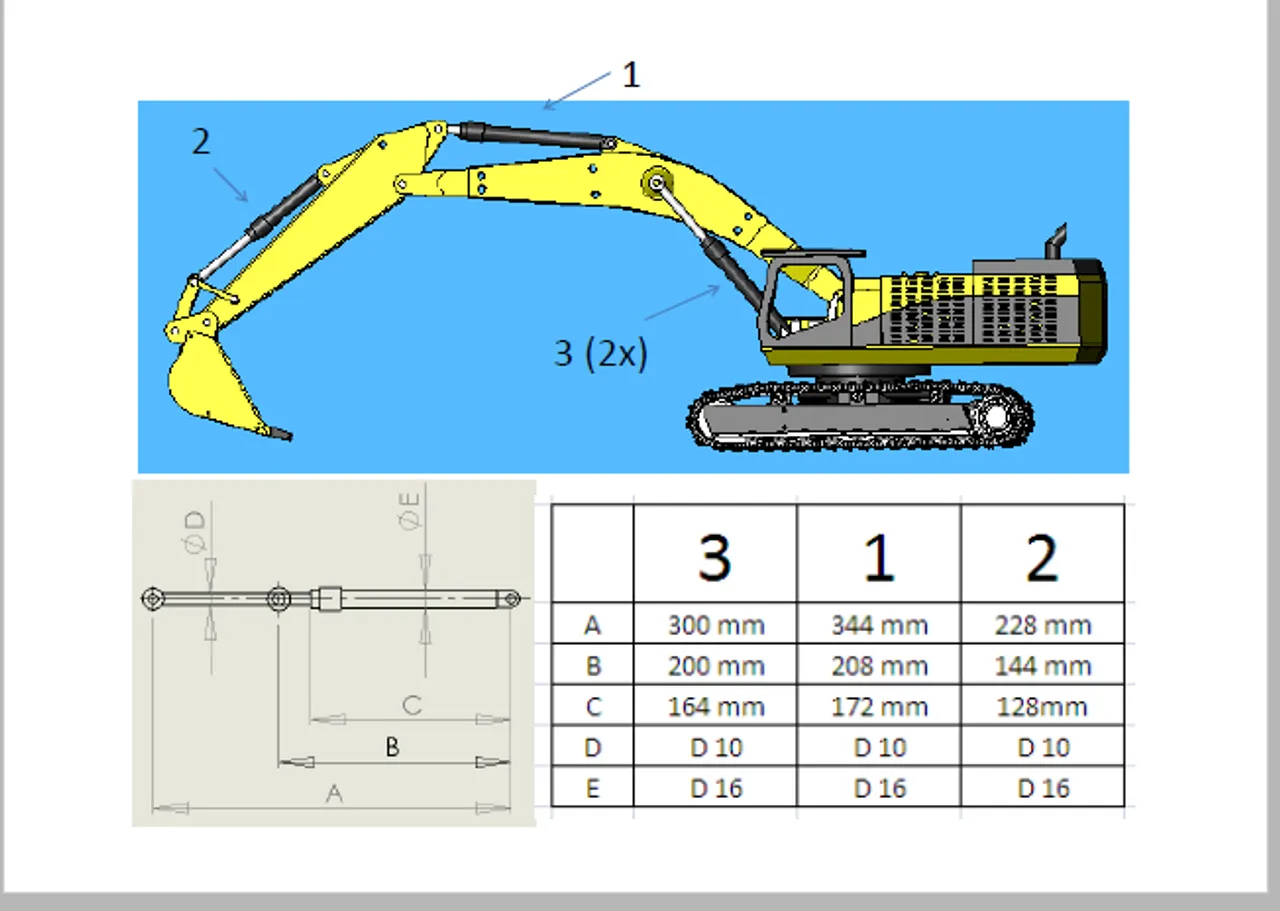 Excavatör 1/14.5 Cat 385 Cl by biralogeg | Download free STL