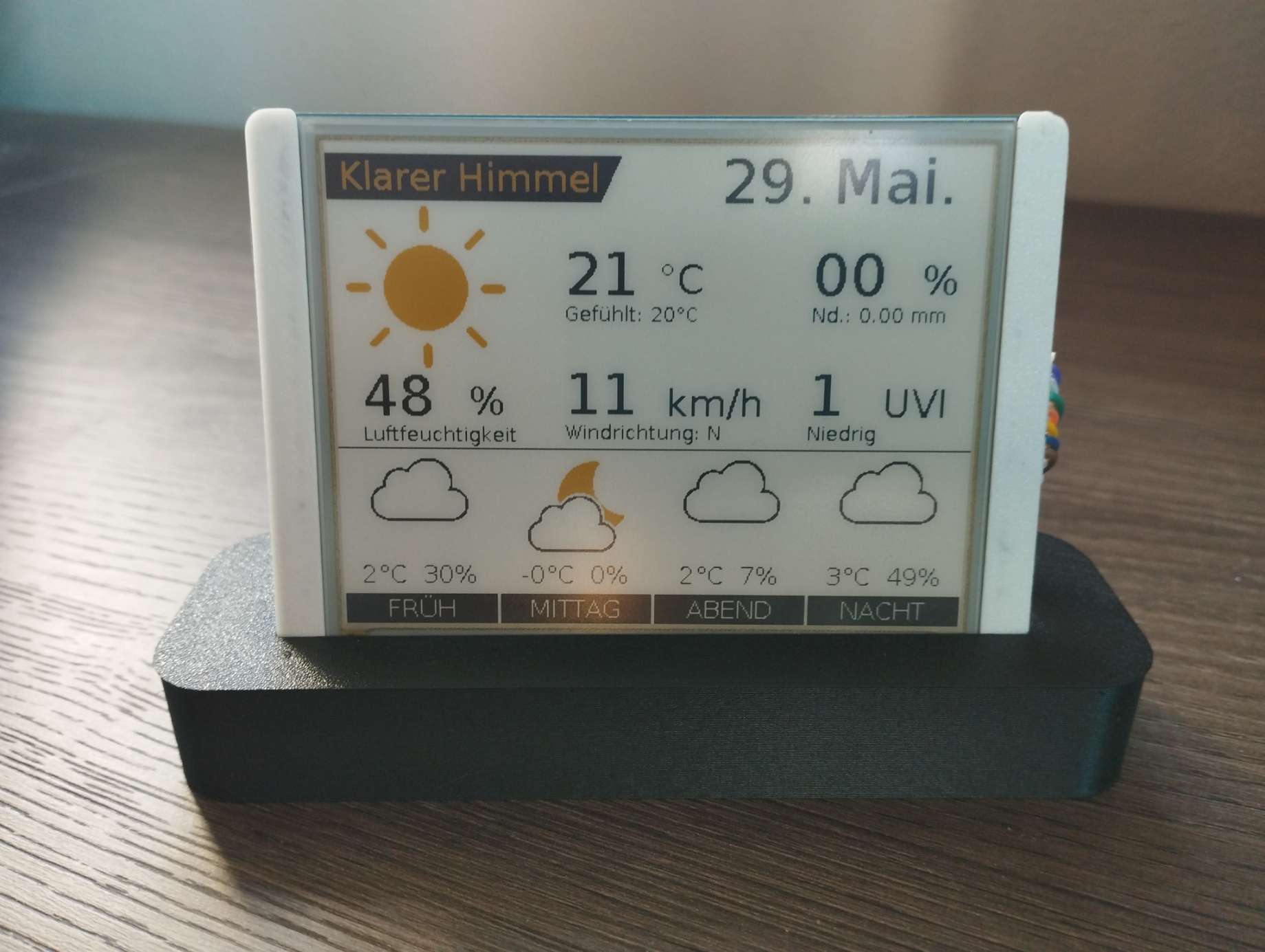 WaveShare 4.2" e-Paper stand
