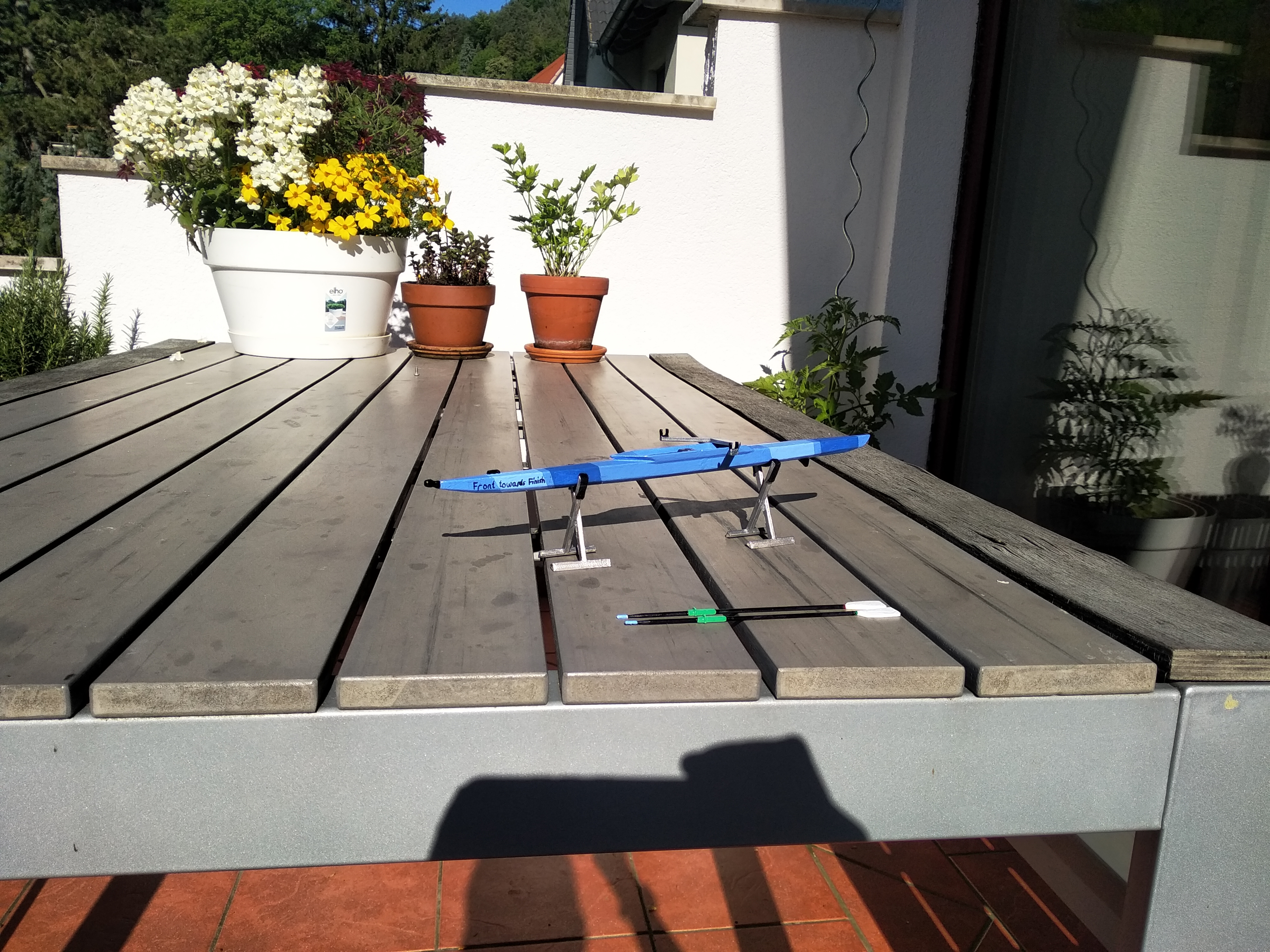 Single Scull racing shell