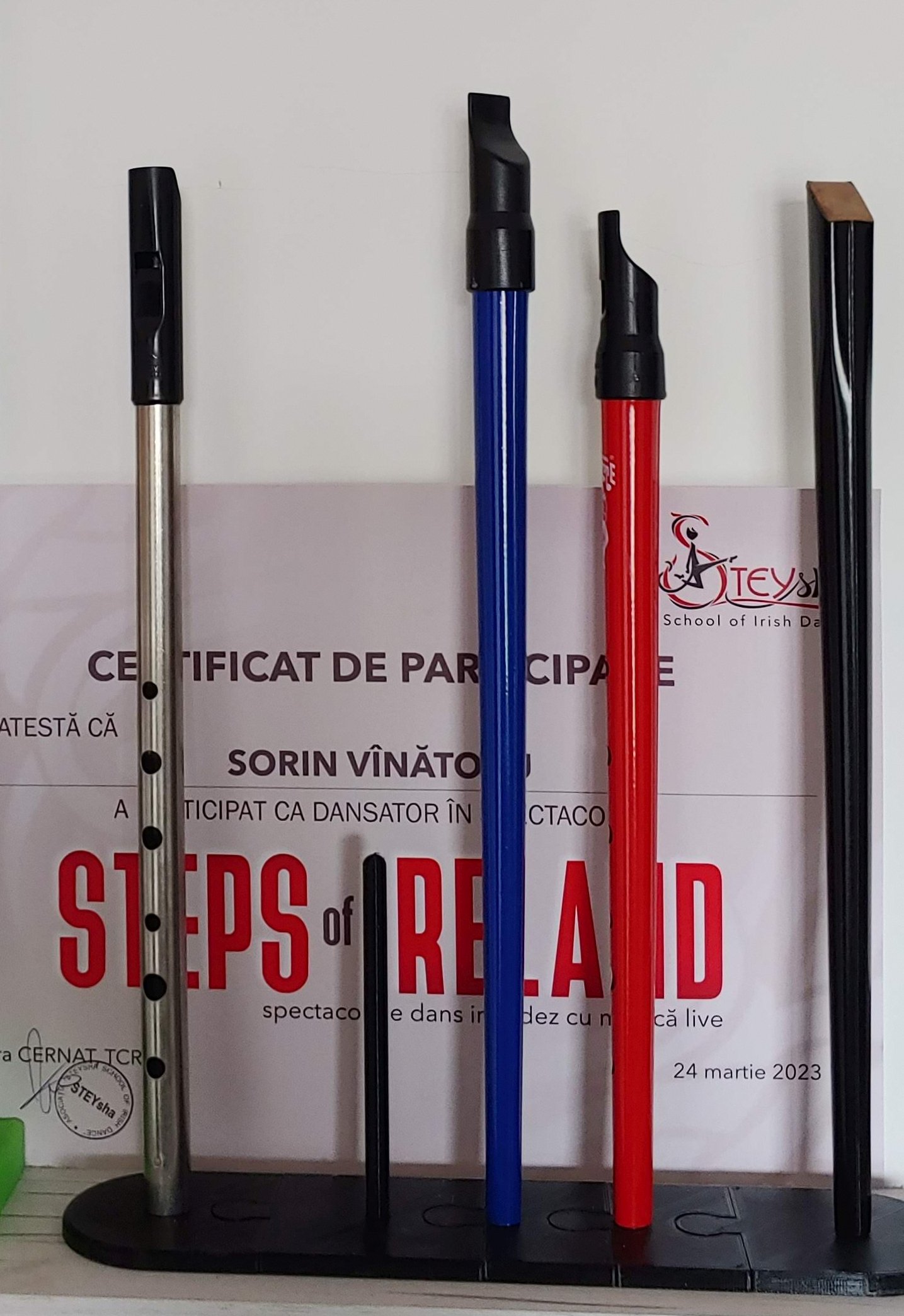 Modular tin whistle / recorder stand by Sorin V Download free STL