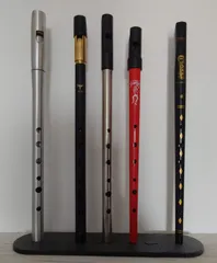 Modular tin whistle / recorder stand