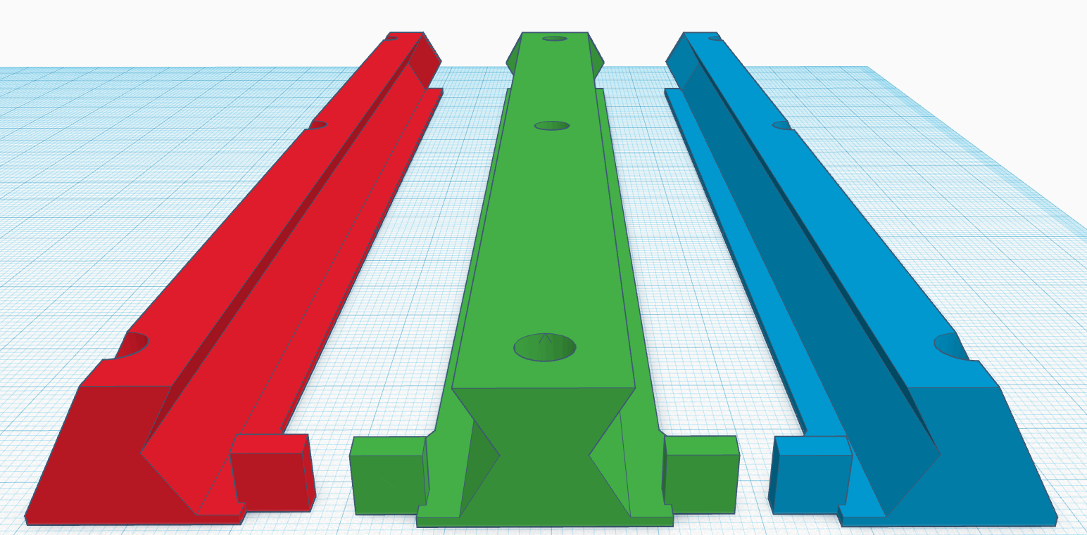 Underdesk Drawer 2.0 Rails optimized for Gridfinity Drawer