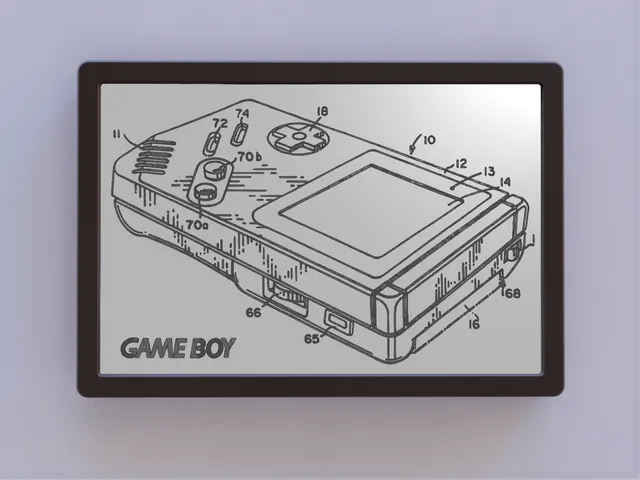 Game Boy Patent Art with Logo