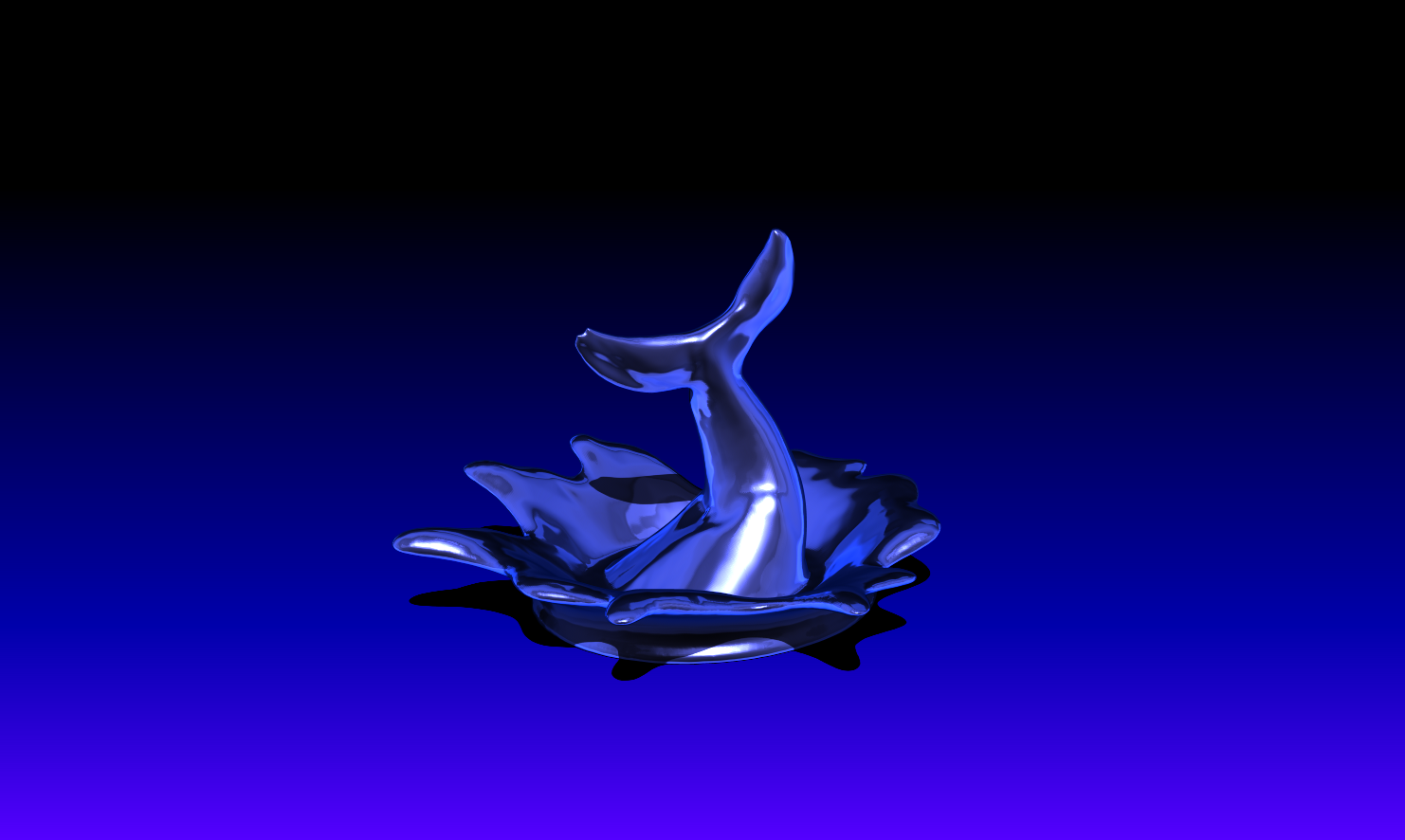 Miniatura 2 do modelo 3D Ring holder - whale fin